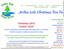 Tablet Screenshot of jordanlakechristmas.com